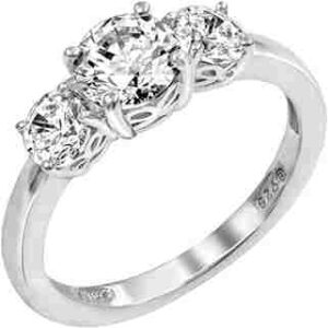 2ct 3-Stone Ring