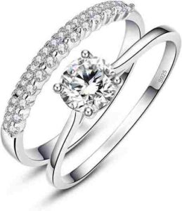 Bride Wedding Band Engagement Ring