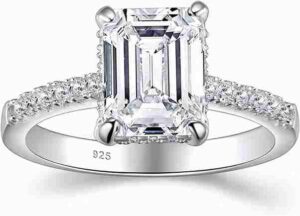 emerald cut engagement rings