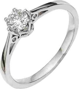 6 Carat Diamond Solitaire Engagement Ring