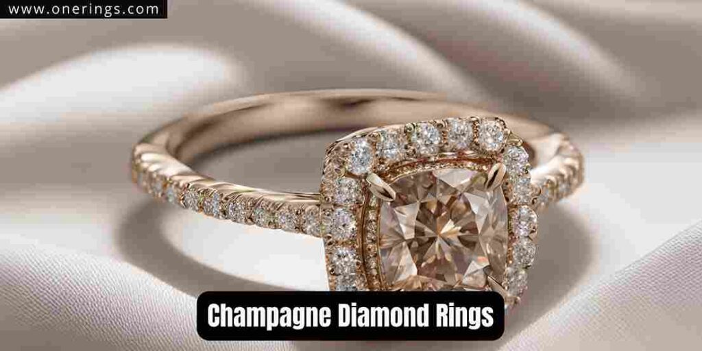 Champagne Diamond Rings