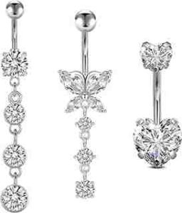 D.Bella Belly Rings for Women