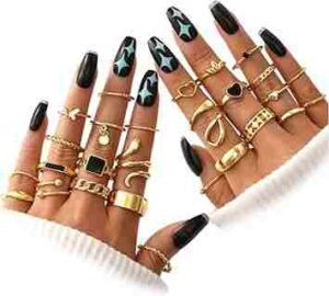 Gold Boho Rings