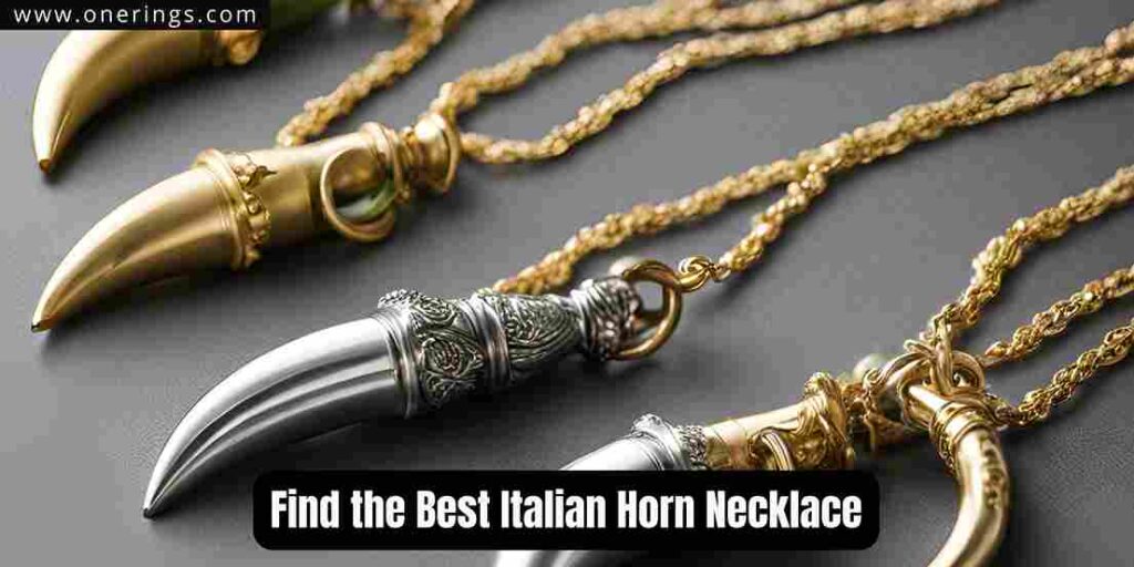 Italian Horn Necklace