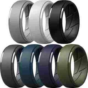 ThunderFit Silicone Rings for Men