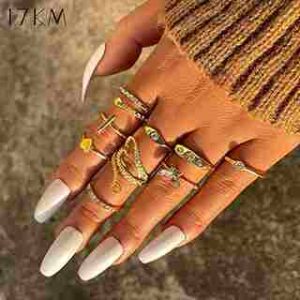 Vintage Gold Rings Set